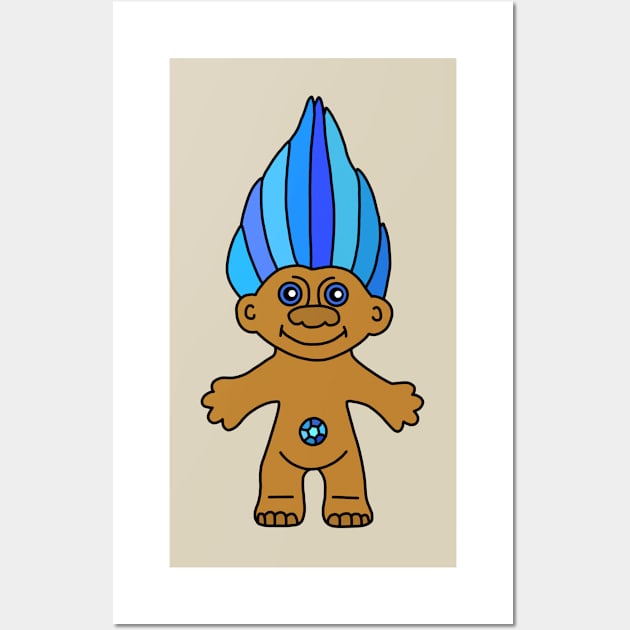 Blue Troll Wall Art by Eclipse in Flames